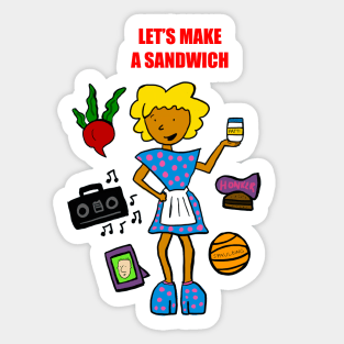 LADY PATTI MAYONNAISE Sticker